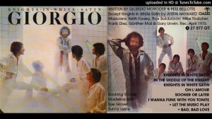 Giorgio Moroder: Knights In White Satin [Full Album + Bonus] (1976)