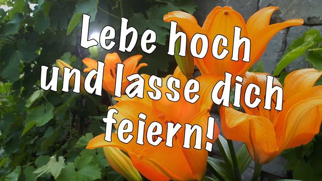 Geburtstagsvideo Mit Glückwünschen Zum Geburtstag