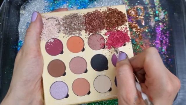 'Makeup and Glitter Slime' Satisfying Slime Video ASMR. смотреть онлайн