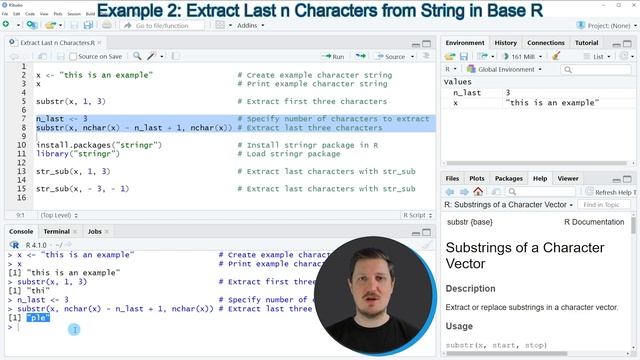 Extract First or Last n Characters from String in R (3 Examples) | Get Leading & Trailing Chars смотреть онлайн