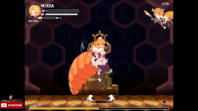 Echidna Wars Dx - Mirea gameplay - all bosses смотреть онлайн