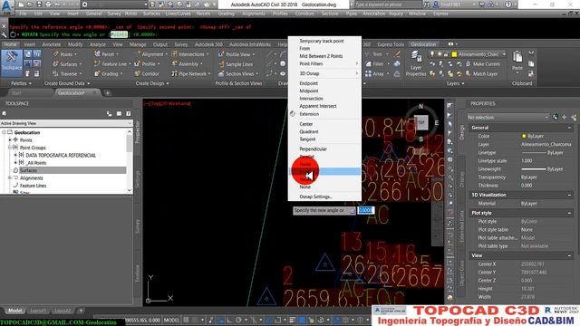 CIVIL 3D-2021: GEOLOCATION ONLINE MAP To GOOGLE EARTH смотреть онлайн