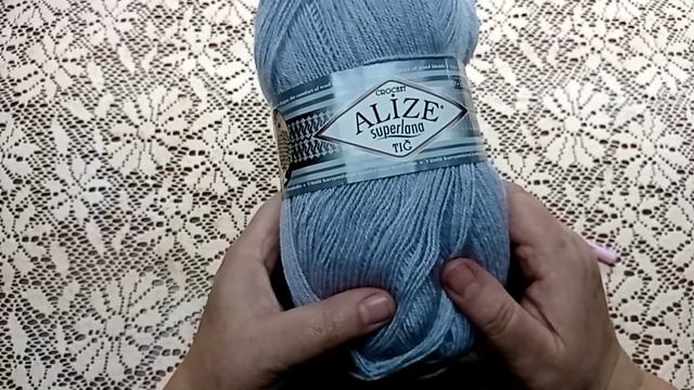 Вязание.Начало нового процесса.Мини шаль из ALISE Superlana TIG.Триостарты октябрь.старт первый///