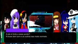 Meninas de Medaka box,Akame ga kill, DC superherogirl reagindo ao rap Gojo vs Sukuna @YondaxOFC