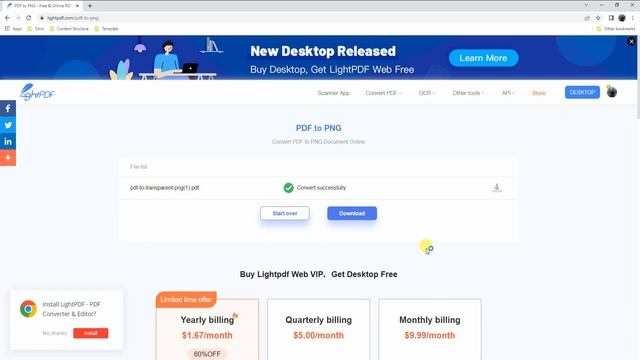 How to Convert PDF to Transparent PNG in 2️⃣ Steps | PDF to PNG ❗ | LightPDF Editor смотреть онлайн