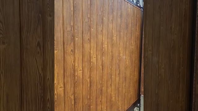 Ворота металлические сайдинг евро панель свет залатой дуп смотреть онлайн