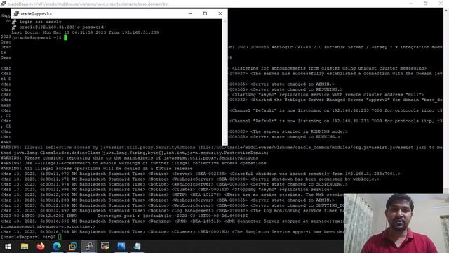 (Part-7)Shutdown Sequence of all services DB Server, WebLogic NodeManager, AdminServer, ManagedServ смотреть онлайн