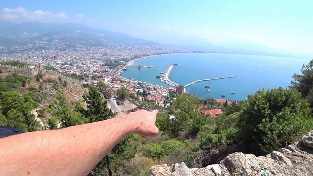 В шоке от красоты. Аланийская крепость и Кызыл Куле. Турция смотреть онлайн