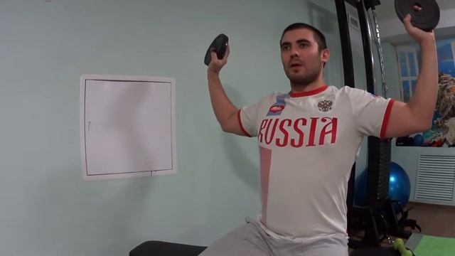 Как размять плечевые суставы перед жимом лёжа смотреть онлайн