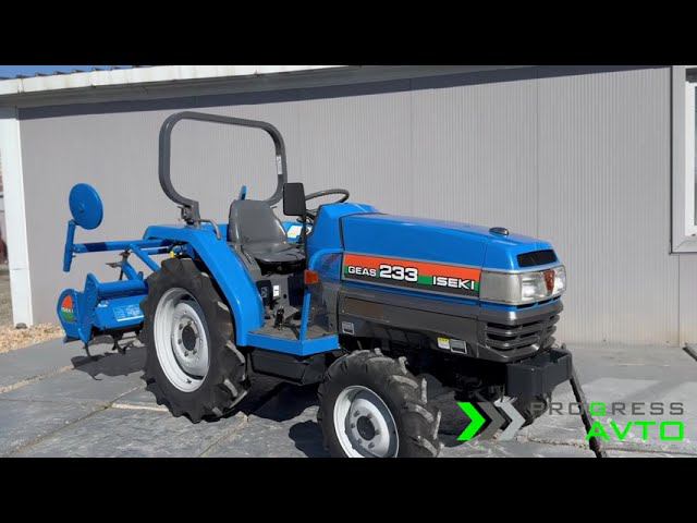 Минитрактор японский Iseki Geas TG 233 с ПСМ Трехточечное Сцепное устройство Почвенная фреза 150 см смотреть онлайн