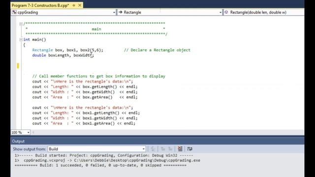 Program 7-3 with Constructors using Default Parameters смотреть онлайн