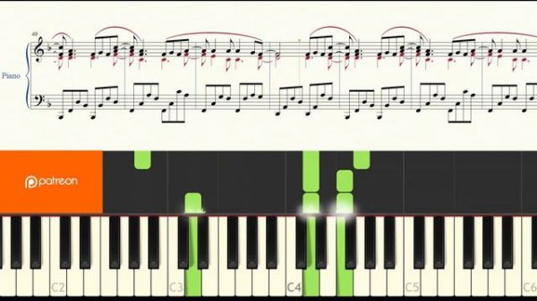 Coldplay - The scientist PIANO COVER + PLAY ALONG SCORE + SCORE