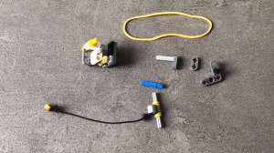 Shooting lego pistol Desert Eagle assembling for 1 minute