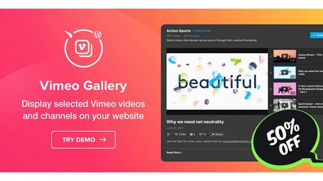 Vimeo Gallery - WordPress Vimeo plugin | Codecanyon Scripts and Snippets смотреть онлайн