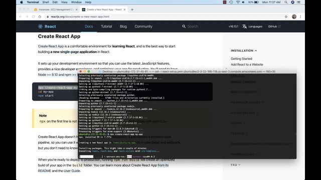 AWS Code Pipeline Tutorial - How to Install React Package смотреть онлайн