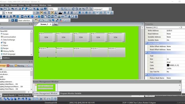 Delta DOP100 OPC UA Server смотреть онлайн