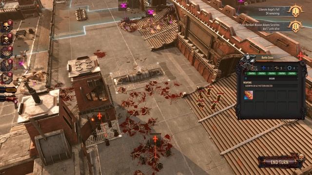 Warhammer 40,000: Battlesector | Campaign - Blood Angels #14 | Mission 15: Battle for Angel's Fall смотреть онлайн