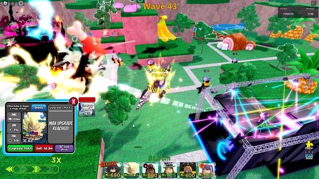 ทำดาเมจ 555B ด้วย Ultra Koku & Super 2 Vegu (Final) Roblox | All Star Tower Defense смотреть онлайн