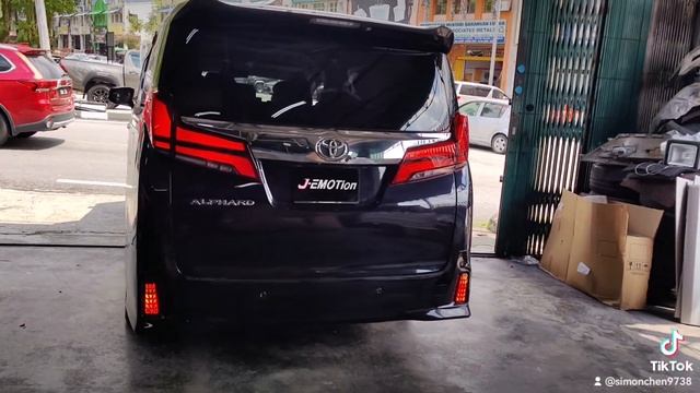 TOYOTA ALPHARD 2015-17 AGH30 CONVERT TO FACELIFT 2018-20 AGH35 REAR TAIL LAMP (J-EMOTION DESIGN) смотреть онлайн