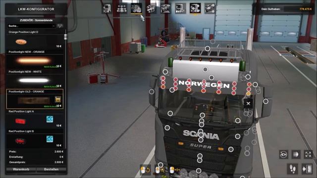 [ETS2 V1.39] Extended Sunshield with slots for Scania NG S&R by MAN-Kutscher смотреть онлайн
