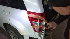 Снятие заднего фонаря GRAND VITARA