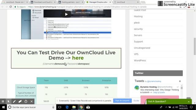 Configuración de Owncloud en Servidor de Hosting Gratuito смотреть онлайн