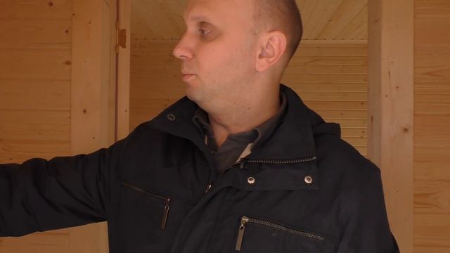 Дачный дом 6 x 9 с террасой и хозблоком. Каркасный вариант. смотреть онлайн