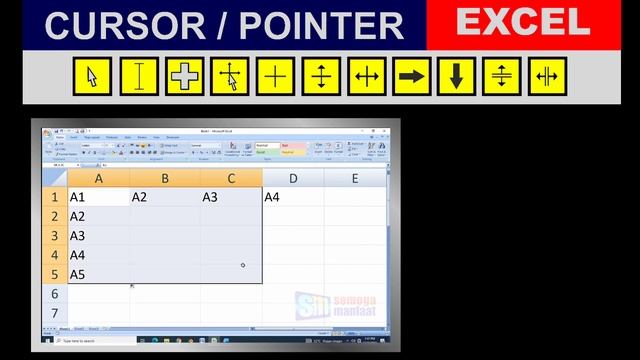 fungsi CURSOR POINTER Excel смотреть онлайн