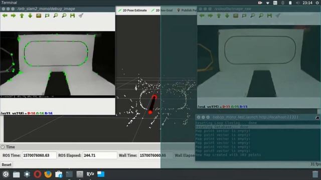 Monocular ORB SLAM 2 Demo смотреть онлайн