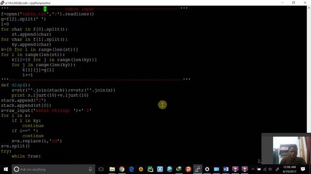 compiler exp 7: PREDICTIVE PARSER смотреть онлайн
