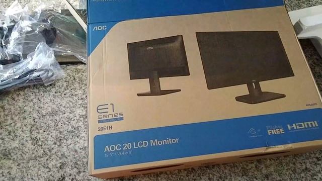 Unboxing Monitor AOC 20E1H 1600x900 LED TN 5 ms 16:9 | Motitor Barato Aoc | GamePlusWin #gamepluswi смотреть онлайн