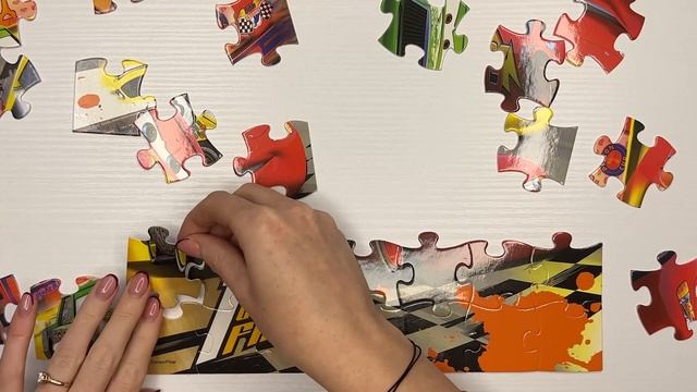 4K Puzzle Cars Lightning McQueen | Тачки Молния Макквин