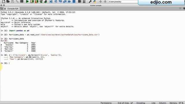 Reading and Writing CSV Data Using Pandas смотреть онлайн