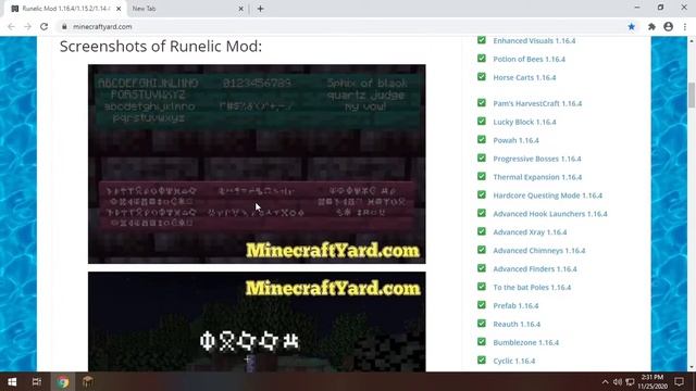 Runelic Mod 1.16.5 - Unique and Branded Fonts in Minecraft смотреть онлайн