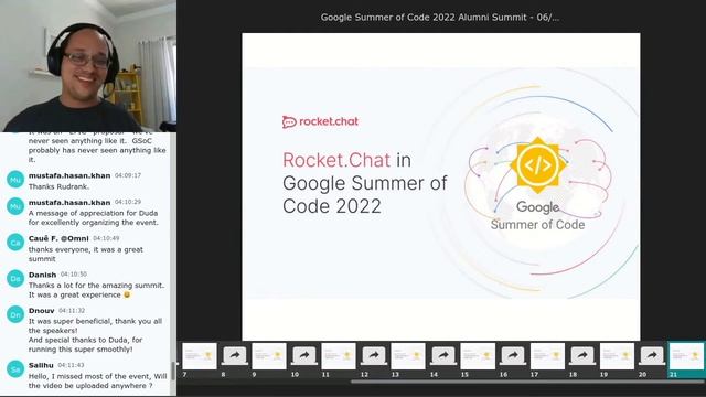 Closing Notes at Rocket.Chat Google Summer of Code Alumni Summit 2022 смотреть онлайн