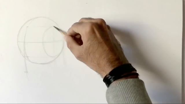 How to Draw head using Andrew Loomis method - 3/4 view смотреть онлайн