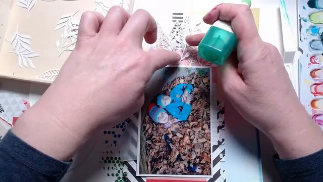 Strukturpaste vs. Aquarell in Verenaswelt #2 Farbenfrohes Layout | little-eyelet смотреть онлайн