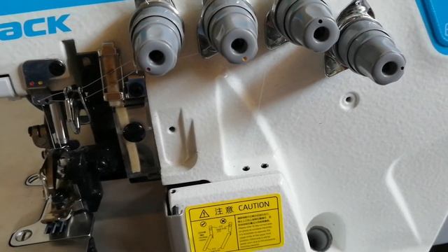 Промышленный оверлок JK E4S-4-M03/333, настройка регулировка #промоверлок #overlok #оверлокJack