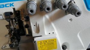 Промышленный оверлок JK E4S-4-M03/333, настройка регулировка #промоверлок #overlok #оверлокJack