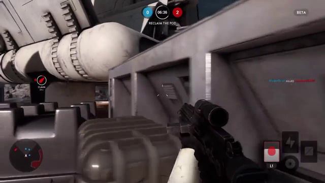 Star Wars Battlefront Beta Gameplay: First look into Game (Drop Zone) [PS4] смотреть онлайн