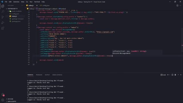Discord.JS Tutorial #2 V13 | Help & Avatar Command смотреть онлайн