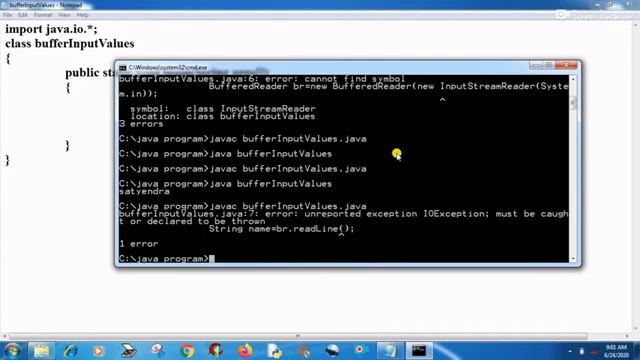ISC Class 12 :Java BufferedReader Class || User Input Values || java for beginners смотреть онлайн
