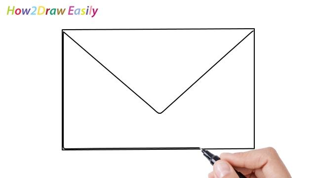 How to Draw an Envelope | Most Easiest Drawing in the World смотреть онлайн