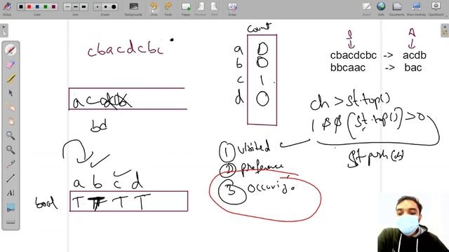 Remove Duplicate Letters Medium Module Stack And Queue In English Java Video 10 смотреть онлайн