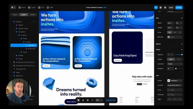 Complete Website in Framer: Beginner Tutorial смотреть онлайн