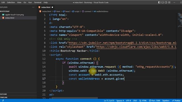 How to Add a Connect Wallet Button to Your Website & Connect your Website with Metamask Wallet смотреть онлайн