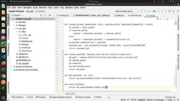 FastAPI Tutorial for beginners 05_FastAPI Foreignkey (relationship)