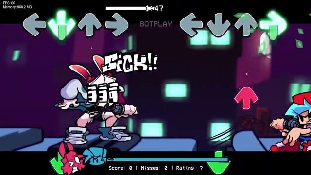 Friday Night Funkin' Streetstyle - Graffiti Groovin' | V.S. Skarlet Bunny (Perfect Combo + Extras)