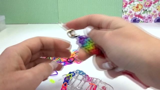 Браслет из резинок "лентяй" | Rainbow Loom | КАК СДЕЛАТЬ БРАСЛЕТ ИЗ LOOM BANDS? смотреть онлайн