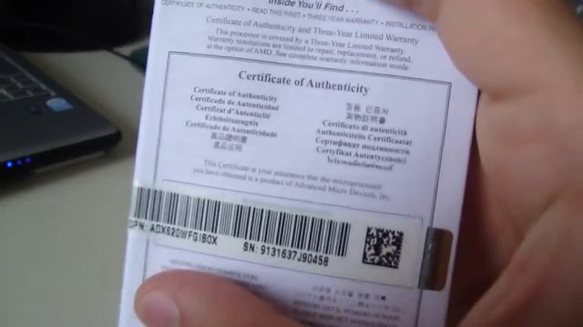 AMD Athlon II X4 620 AM3 Quad Core CPU Unboxing смотреть онлайн